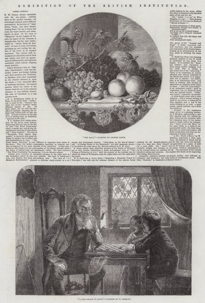 Exhibition of the British Institution by George Lance